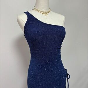 City Triangles: Blue Cocktail Dress